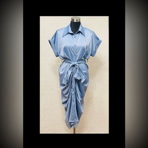 Women Ruched Sexy Dress Size M